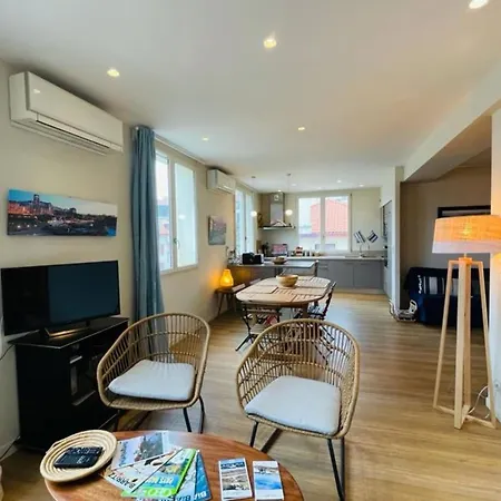 Daire Superb Spacious Accommodation In Biarritz
